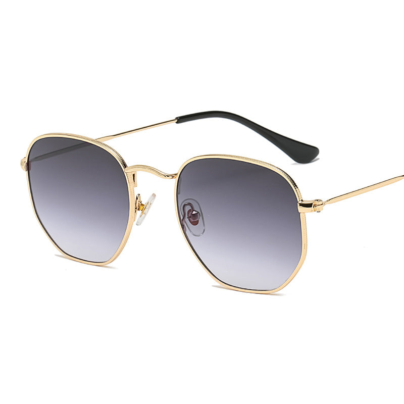 Wholesale Jetset 7006 Unique Irregular Fashionable Metal Sunglasses Artistic Style Eyewear For Men Women